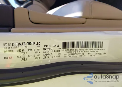 2014 Jeep Grand Cherokee Laredo from USA, damaged, VIN 1C4RJFAG5EC516377